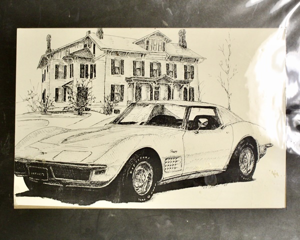 1970-72 Corvette Sketch