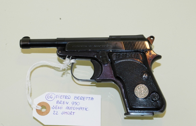 24. .22 SHORT–Pietro Beretta semi-auto Corto- Brev 950 66