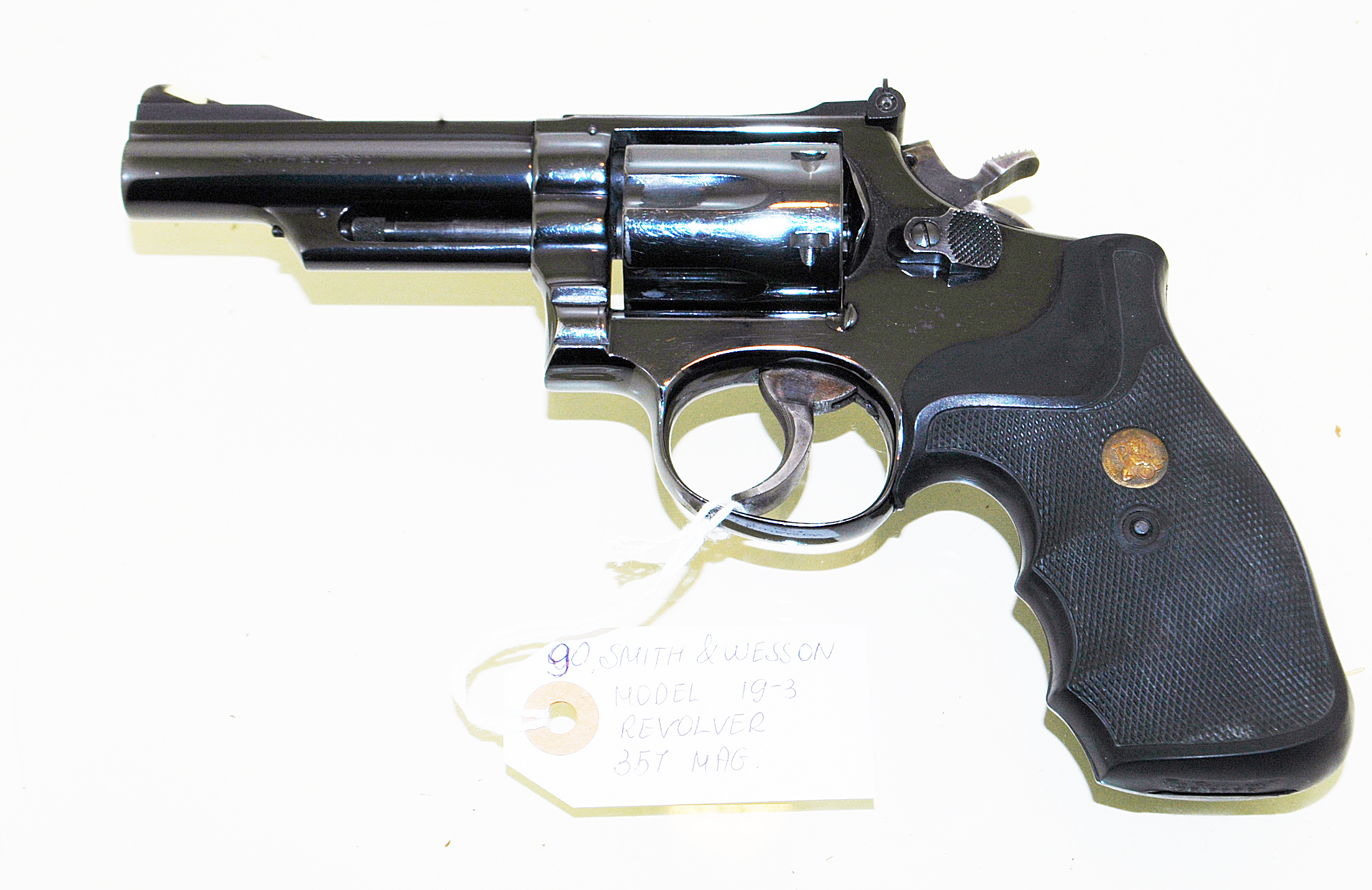 31. Smith and Wesson revolver model 19-3 90