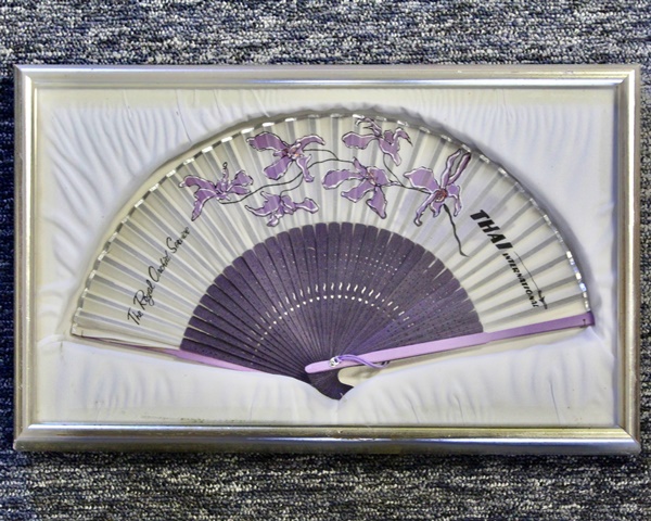 Thai International Airlines Royal Orchid Fan