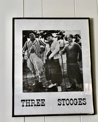 Three Stooges Framed Poster