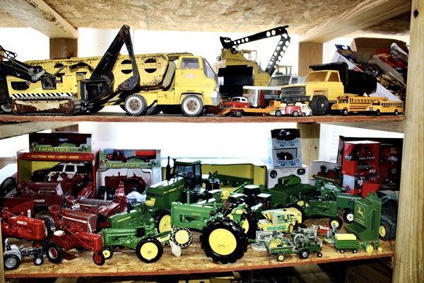 Tractors and Pressed Steel Toys