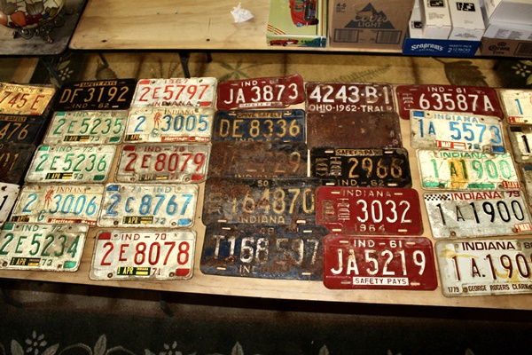 Vintage License Plates 02.