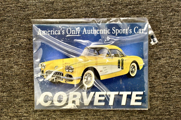 Yellow Corvette Tin Sign